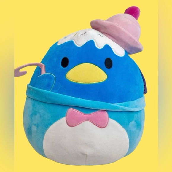 Squishmallow Sanrio Hello Kitty Tuxedo Sam Sundae 12" Ice Cream NWT Mochi FUN - Picture 1 of 5